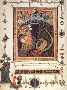 Bonaguida, Pacino di Detail of the Apparition of Saint Michael oil painting reproduction